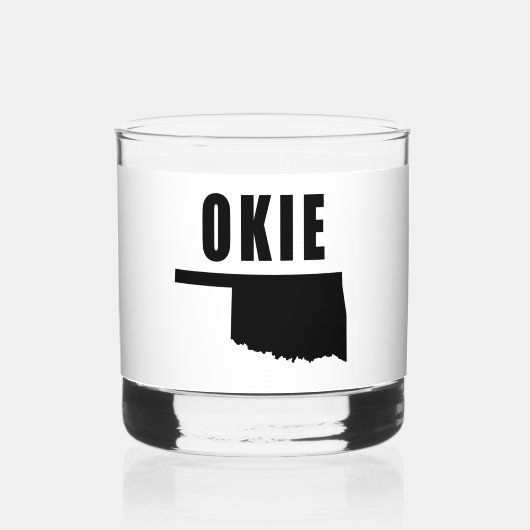 OKIE Oklahoma Whisky Glas (Voorkant)