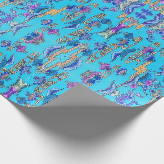 Okinawa Bingata Design Cadeaupapier (Hoek)