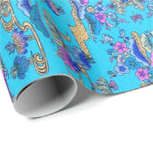 Okinawa Bingata Design Cadeaupapier (Rol Hoek)