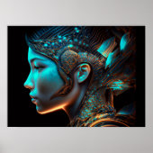 Okinawa Biocyberpunk Poster (Voorkant)