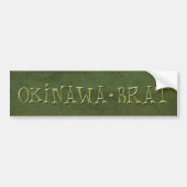Okinawa Brat Bumpersticker #5 (Voorkant)