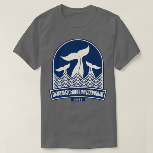 Okinawa Churaumi Aquarium Japan T-shirt (Design voorkant)