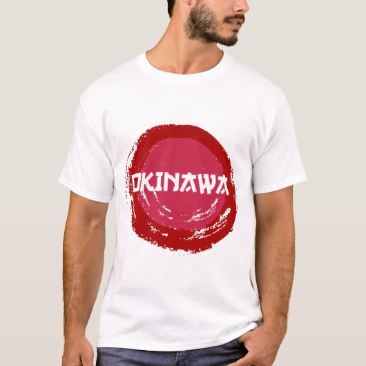 Okinawa Circle of Life Mannen T-Shirt (Voorkant)