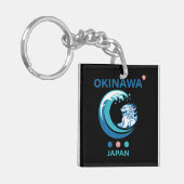 Okinawa-eiland Japan Sleutelhanger (Voorkant Links)