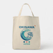 Okinawa-eiland Japan Tote Bag (Achterkant)