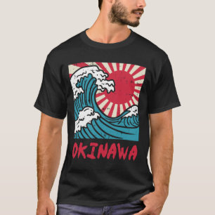 Okinawa Great Wave Kanigawa Japan T-shirt