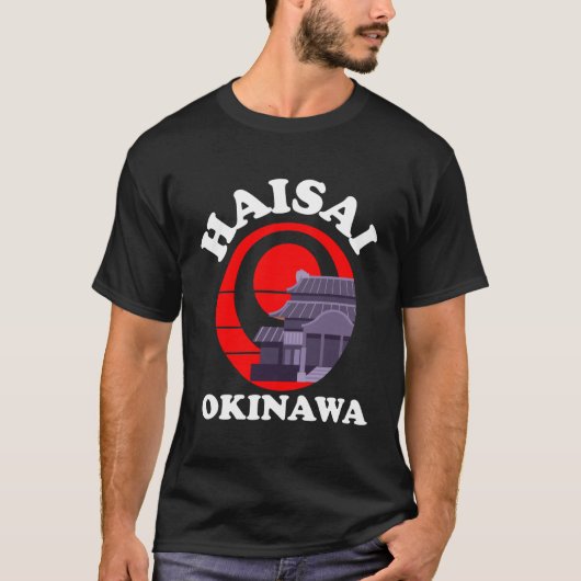 Okinawa Haisai Shuri Castle Mannen T-Shirt (Voorkant)