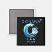 Okinawa Island Japan Magneet (Voorkant / Achterkant)
