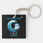 Okinawa Island Japan Sleutelhanger (Achterkant)