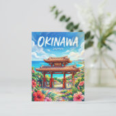 Okinawa Japan Briefkaart (Staand voorkant)