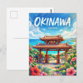 Okinawa Japan Briefkaart (Voorkant / Achterkant)