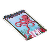 Okinawa Japan Pijlinkt reisposter Magneet (Rechterzijde)