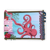 Okinawa Japan Pijlinkt reisposter Magneet (Horizontaal)