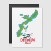Okinawa Japan reis kaart (Voorkant / Achterkant)