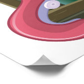 Okinawa Japan Squid reisposter Poster (Hoek)