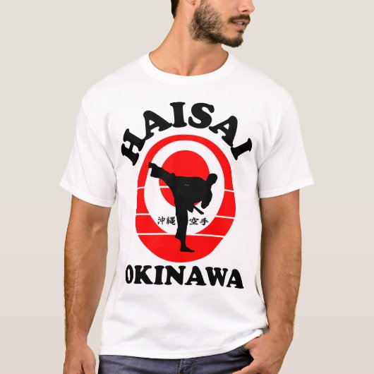 Okinawa Karate Haisai Mannen T-Shirt (Voorkant)