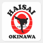 Okinawa Karate Haisai Sticker (Voorkant)