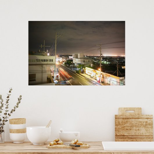 Okinawa Lights Poster (Keuken)