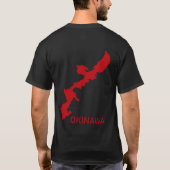 Okinawa Local Dialect Mannen dubbelzijdig T-Shirt (Achterkant)