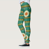 Okinawa Rail Bird Naadloos patroon Leggings (Links)