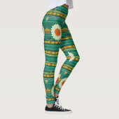 Okinawa Rail Bird Naadloos patroon Leggings (Rechts)