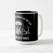 OKINAWA SALTY DOGS TWEEKLEURIGE KOFFIEMOK (Voorkant rechts)