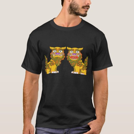 Okinawa Shisa Tigers  T-shirt (Voorkant)