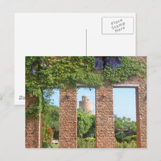 Okinawa Spiral Castle — briefkaart (Voorkant / Achterkant)