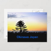 Okinawa Sunset Briefkaart (Voorkant / Achterkant)