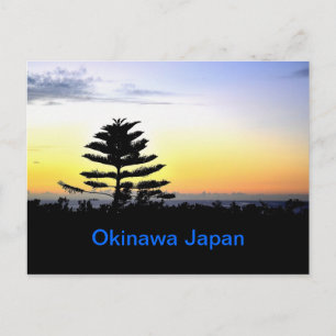 Okinawa Sunset Briefkaart