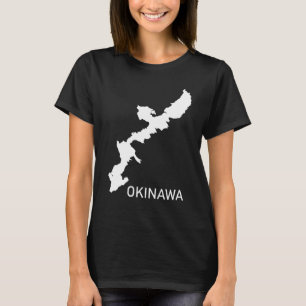 Okinawa T-Shirt (Okinawa Map) Dames T-Shirt