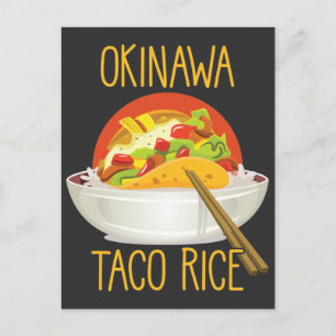 Okinawa Taco Rice japanese Kitchen Japan Foodie Briefkaart