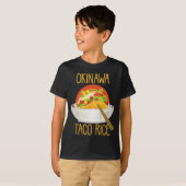 Okinawa Taco Rice japanese Kitchen Japan Foodie T-shirt (Voorkant volledig)