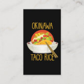 Okinawa Taco Rice japanese Kitchen Japan Foodie Visitekaartje (Voorkant)