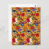 Okinawa thema uchina illustratie briefkaart 沖 縄 (Voorkant / Achterkant)