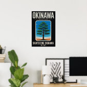 Okinawa Toerisme Vintage Poster (Thuiskantoor)