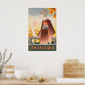 Okinawa Wandkunst Vintage Reisposter Japans Poster (Keuken)