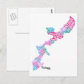 OKINAWA wel. ポ ス カ ー ド Briefkaart (Voorkant / Achterkant)