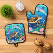 Okinawa Zee Life Ovenwant & Pannenlap Set (Top down)