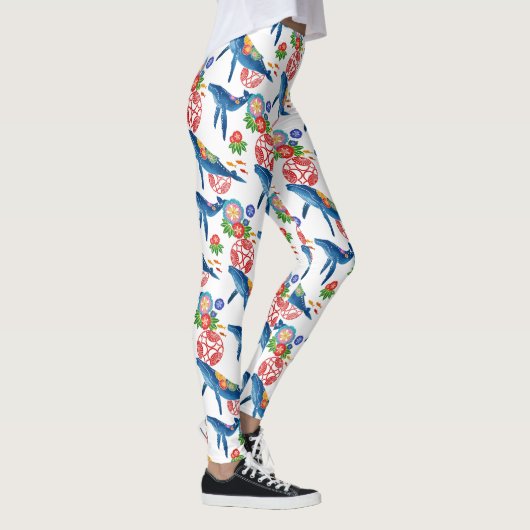okinawan bingata kunstpeulen leggings (Rechts)