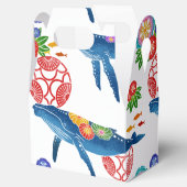 Okinawan Bingata stijl patroon gunst doos Bedankdoosjes (Geopend)