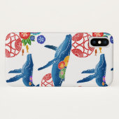 okinawan bingata stijlpatroonkunst Case-Mate iPhone case (Achterkant (horizontaal))