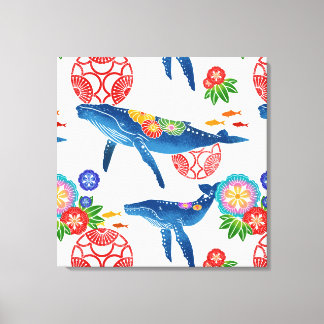 Okinawan Bingata Style Patroon Art Print