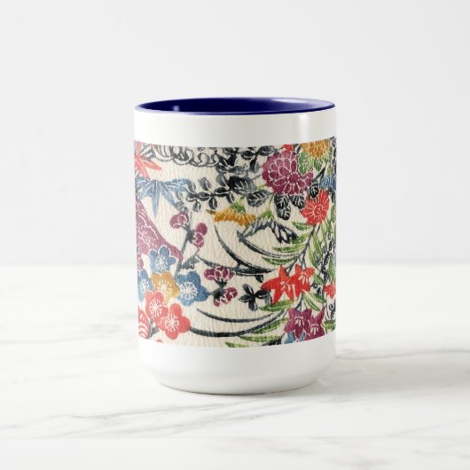 Okinawan Bingata Textile Mok (Midden)