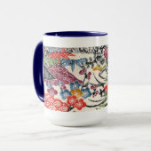 Okinawan Bingata Textile Mok (Voorkant links)