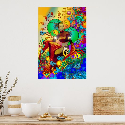 Okira Oasis voor de sol Poster (Keuken)