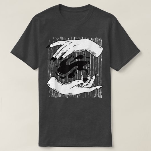 Okkult Witcher Hands Witches Tarot Gothic Witch Wi T-shirt (Design voorkant)