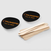 Oklahoma 2024 Totale zonsverduistering Handwaaier (Niet-gemonteerd)