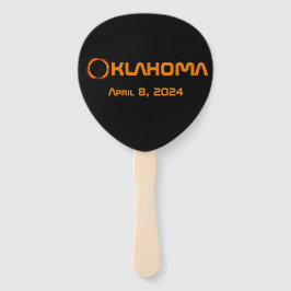 Oklahoma 2024 Totale zonsverduistering Handwaaier