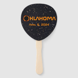 Oklahoma 2024 Totale zonsverduistering Handwaaier